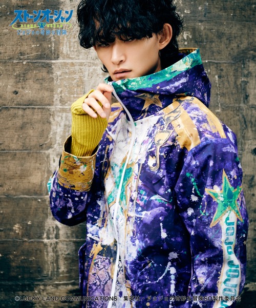 glamb(グラム)の「High Neck Jotaro Jacket(その他アウター・メンズ・ブラック/パープル・M/L/XL/S)」の17枚目の写真
