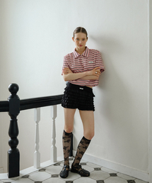 LETERIE（レテリー）の「CANCAN FRILL MINI SHORTS_BLACK（その他パンツ）」