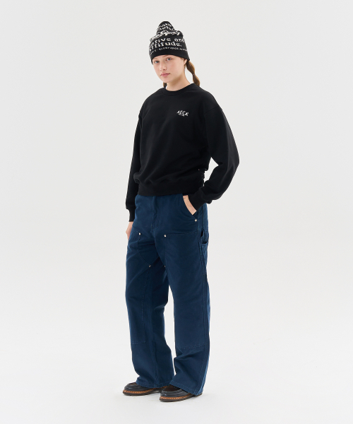 AECA（エイカ）の「AECA SIGNATURE SWEAT SHIRT-BLACK（スウェット・レディース・その他・MEDIUM/LARGE/X-LARGE/SMALL）」の2枚目の写真