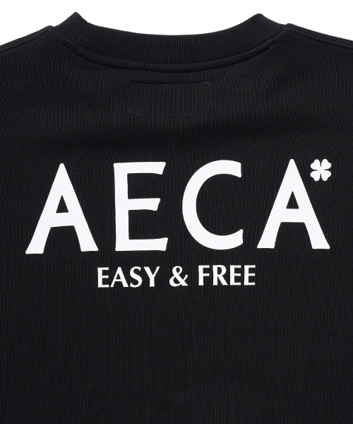 AECA（エイカ）の「AECA SIGNATURE SWEAT SHIRT-BLACK（スウェット・レディース・その他・MEDIUM/LARGE/X-LARGE/SMALL）」の4枚目の写真