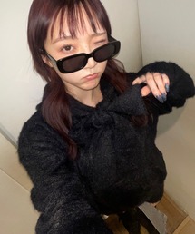 JEANASIS | 【25quee】リボンニットフーディ/617709(ニット/セーター)