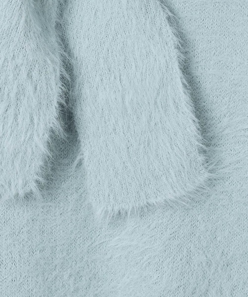 JEANASIS（ジーナシス）の「【25quee】リボンニットフーディ/617709（ニット/セーター・レディース・グレー/ブラック/ライトブルー・FREE）」の21枚目の写真