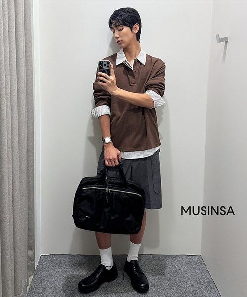 MUSINSA STANDARD（ムシンサスタンダード）の「ラウンドダービースニーカー[ブラック]（ドレスシューズ・レディース・その他・23cm/23.5cm/24cm/24.5cm/25cm/25.5cm/26cm/26.5cm/27cm/27.5cm/28cm/28.5cm/29cm）」の9枚目の写真
