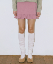 Frill Mini Skirt (Pink)
