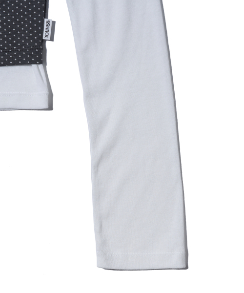 YOUHEE（ユヒ）の「HALTER NECK LAYERED LONG SLEEVE WHITE（Tシャツ/カットソー・レディース・その他・SMALL/MEDIUM）」の4枚目の写真
