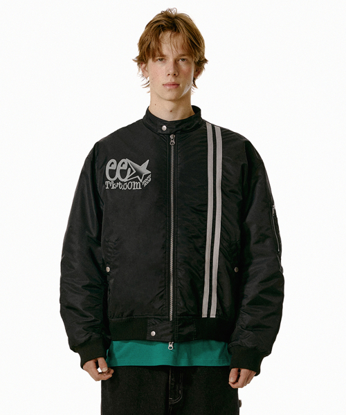 TEKET(テケット)の「ee Electric MA-1 Jacket Black(ブルゾン・メンズ・その他・SMALL/MEDIUM/LARGE)」の2枚目の写真