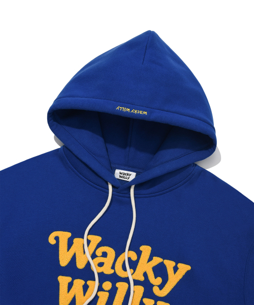 Wacky WiLLy（ワッキーウィリー）の「タイポブークル起毛フードブルー（パーカー・レディース・その他・SMALL/MEDIUM/LARGE/X-LARGE）」の4枚目の写真