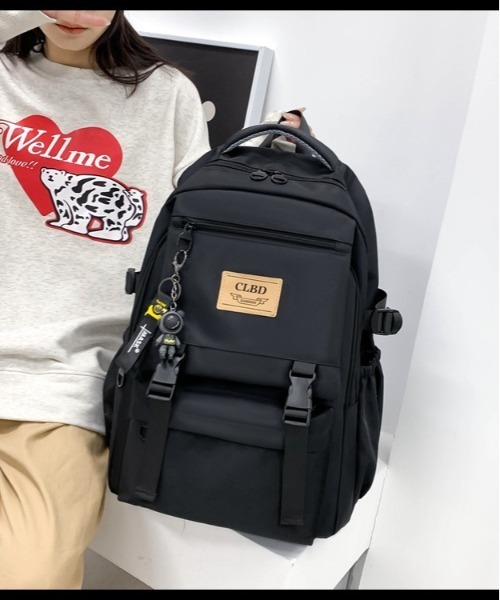 BACKYARD FAMILY(バックヤードファミリー)の「リュック 通学 大容量 pmycl9554(バックパック/リュック・レディース・ダークブルー/ライトブルー/アイボリー/ブラック・FREE)」の7枚目の写真