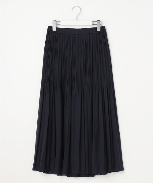 ANY SIS(エニィスィス)の「シャイニープリーツ スカート(スカート・レディース・ネイビー系/ベージュ系/ブラック系・SMALL/MEDIUM/LARGE)」の10枚目の写真