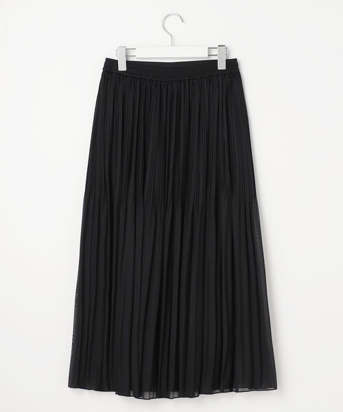 ANY SIS(エニィスィス)の「シャイニープリーツ スカート(スカート・レディース・ネイビー系/ベージュ系/ブラック系・SMALL/MEDIUM/LARGE)」の12枚目の写真