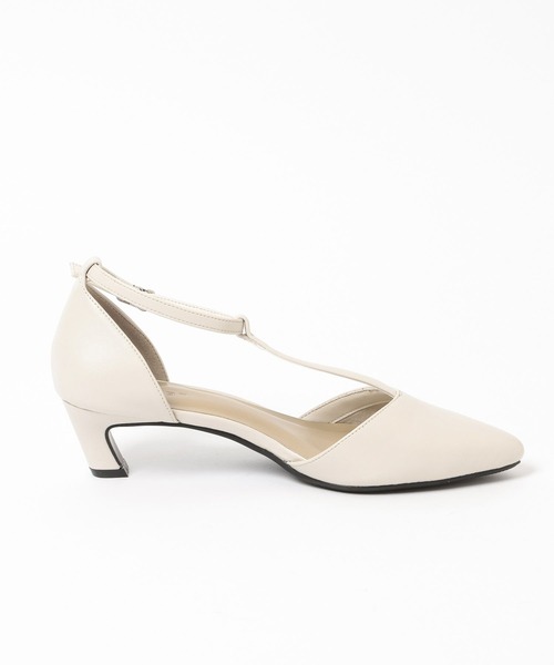 LEPSIM（レプシィム）の「【入卒式／セレモニー】Tストラップヒールパンプス　603731（パンプス・レディース・ブラック/アイボリー・MEDIUM/LARGE）」の4枚目の写真