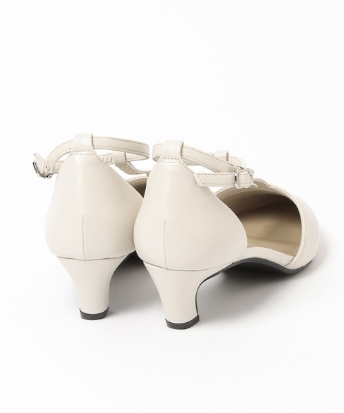 LEPSIM（レプシィム）の「【入卒式／セレモニー】Tストラップヒールパンプス　603731（パンプス・レディース・ブラック/アイボリー・MEDIUM/LARGE）」の5枚目の写真