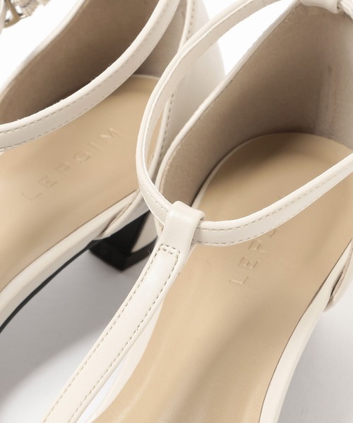 LEPSIM（レプシィム）の「【入卒式／セレモニー】Tストラップヒールパンプス　603731（パンプス・レディース・ブラック/アイボリー・MEDIUM/LARGE）」の10枚目の写真