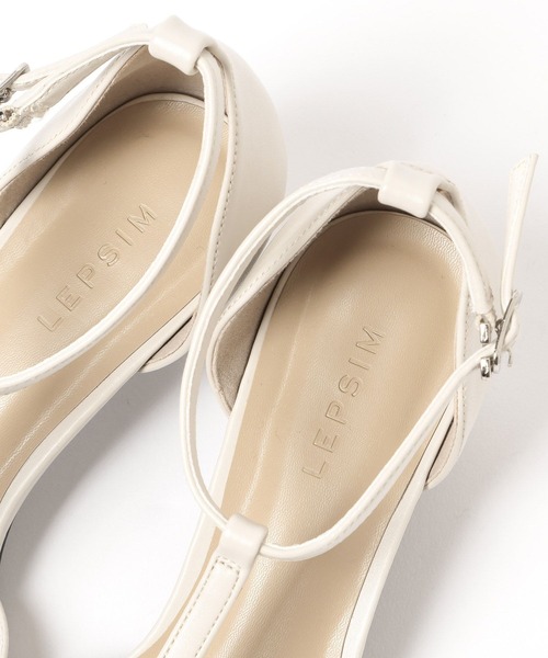 LEPSIM（レプシィム）の「【入卒式／セレモニー】Tストラップヒールパンプス　603731（パンプス・レディース・ブラック/アイボリー・MEDIUM/LARGE）」の13枚目の写真