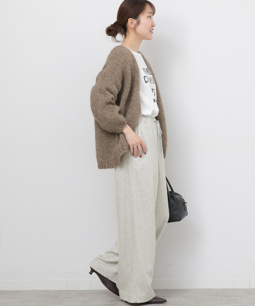 JOURNAL STANDARD relume(ジャーナルスタンダード レリューム)の「ウールミックスフラノイージーワイド(その他パンツ・レディース・チャコールグレー/カーキ/ライトグレー・36/38)」の14枚目の写真