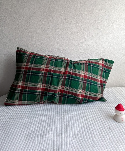 IRADOWL（アイラドール）の「【アイラドール room】柄×くすみカラー枕カバー（寝具・レディース・オレンジ/C/イエロー/ブラウン/キャメル/グリーン/テラコッタ/ホワイト/A/B/ブラック・FREE）」の10枚目の写真