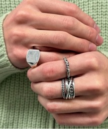 【CHI SELECT】Original Design Alloy Ring Set (3pcs) / Free Size / Unisex chi-ring-Z0593【GBT】