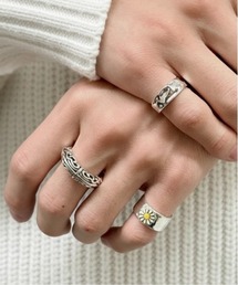 【CHI SELECT】Original Design Alloy Ring Set (3pcs) / Free Size / Unisex　chi-ring-Z0593【GBT】