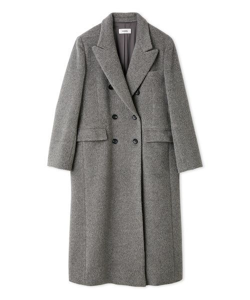 SNIDEL（スナイデル）の「【HIGH QUALITY】チェスターロングコート（チェスターコート・レディース・グレー/ベージュ/ブラック・0/1）」の6枚目の写真