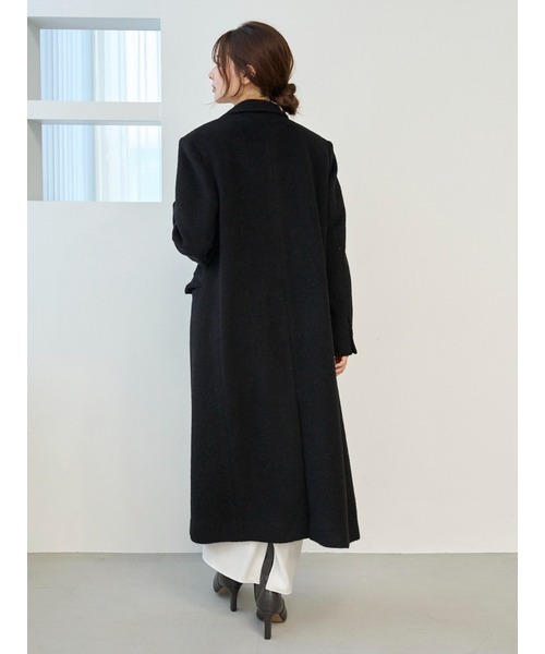 SNIDEL（スナイデル）の「【HIGH QUALITY】チェスターロングコート（チェスターコート・レディース・グレー/ベージュ/ブラック・0/1）」の12枚目の写真