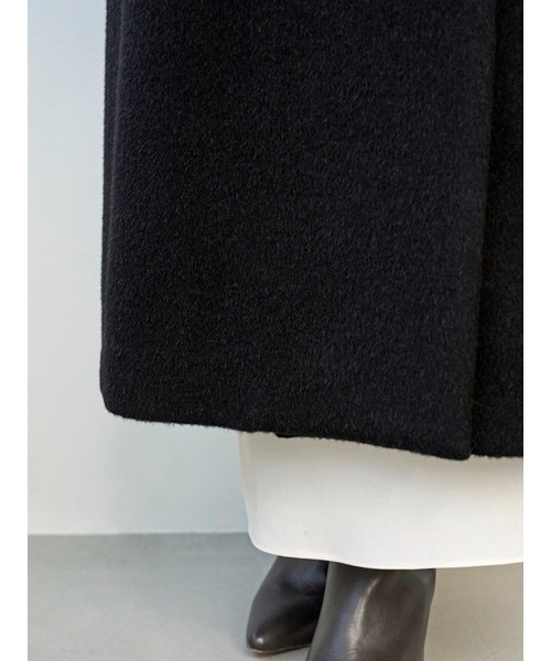 SNIDEL（スナイデル）の「【HIGH QUALITY】チェスターロングコート（チェスターコート・レディース・グレー/ベージュ/ブラック・0/1）」の16枚目の写真