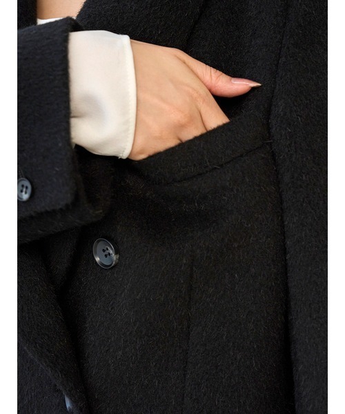 SNIDEL（スナイデル）の「【HIGH QUALITY】チェスターロングコート（チェスターコート・レディース・グレー/ベージュ/ブラック・0/1）」の17枚目の写真