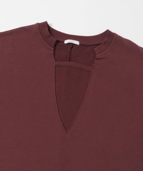 ITEMS URBANRESEARCH(アイテムズ アーバンリサーチ)の「スウェットロングスリーブワンピース(ワンピース・レディース・バーガンディー/ベージュ/チャコールグレー・FREE)」の13枚目の写真