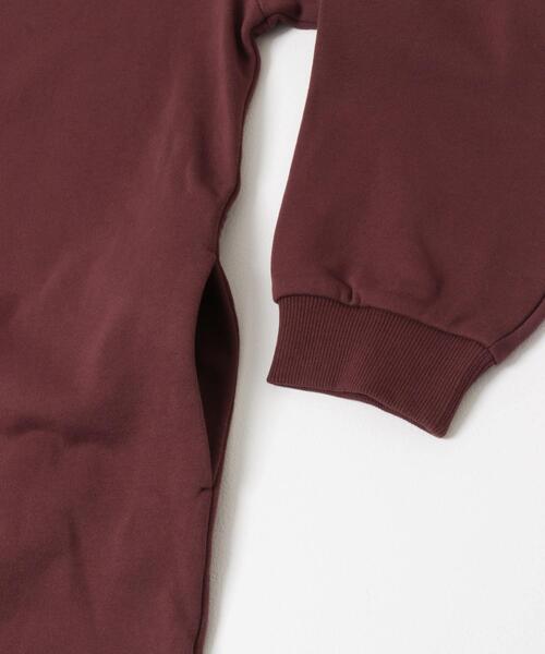 ITEMS URBANRESEARCH(アイテムズ アーバンリサーチ)の「スウェットロングスリーブワンピース(ワンピース・レディース・バーガンディー/ベージュ/チャコールグレー・FREE)」の14枚目の写真