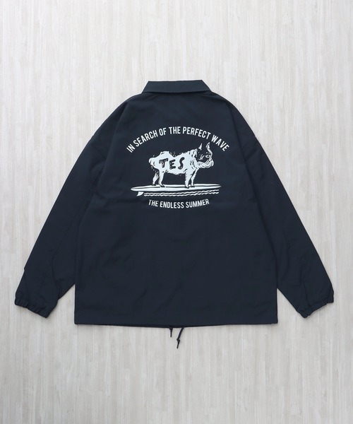 The Endless Summer（エンドレスサマー）の「TES BUHI LOCAL CREW COACH JACKET / コーチジャケット（ナイロンジャケット・メンズ・ネイビー/ブラック・X-LARGE/LARGE/MEDIUM）」の2枚目の写真