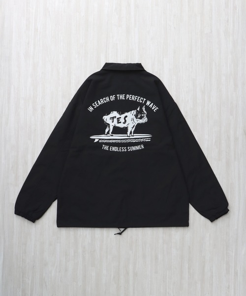 The Endless Summer（エンドレスサマー）の「TES BUHI LOCAL CREW COACH JACKET / コーチジャケット（ナイロンジャケット・メンズ・ネイビー/ブラック・X-LARGE/LARGE/MEDIUM）」の6枚目の写真