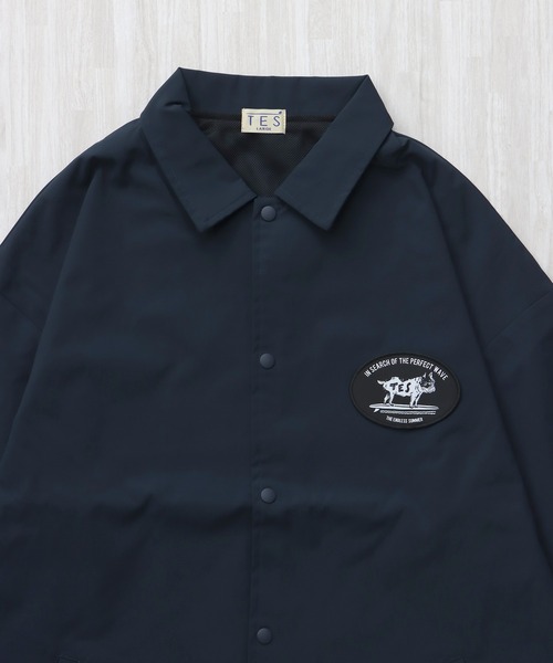 The Endless Summer（エンドレスサマー）の「TES BUHI LOCAL CREW COACH JACKET / コーチジャケット（ナイロンジャケット・メンズ・ネイビー/ブラック・X-LARGE/LARGE/MEDIUM）」の9枚目の写真