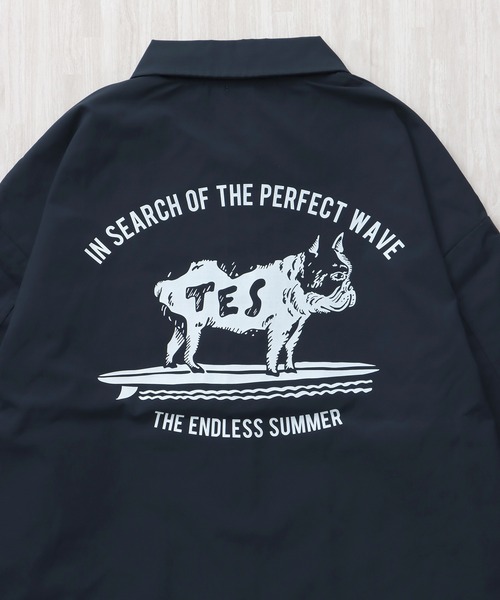 The Endless Summer（エンドレスサマー）の「TES BUHI LOCAL CREW COACH JACKET / コーチジャケット（ナイロンジャケット・メンズ・ネイビー/ブラック・X-LARGE/LARGE/MEDIUM）」の11枚目の写真