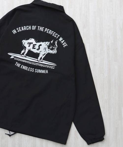 The Endless Summer（エンドレスサマー）の「TES BUHI LOCAL CREW COACH JACKET / コーチジャケット（ナイロンジャケット・メンズ・ネイビー/ブラック・X-LARGE/LARGE/MEDIUM）」の7枚目の写真