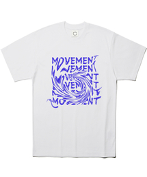 ミックスホリック ビビッドブルーTシャツ ホワイト