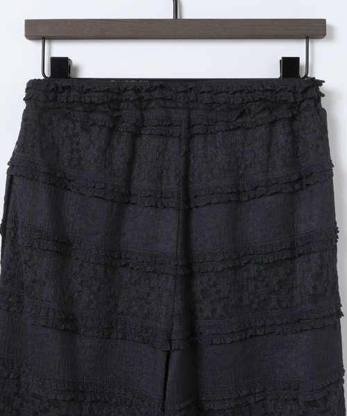 eL（エル）の「【eL】Jacquard Frill Pants/637553（その他パンツ・レディース・オフホワイト/ブラック・FREE）」の14枚目の写真