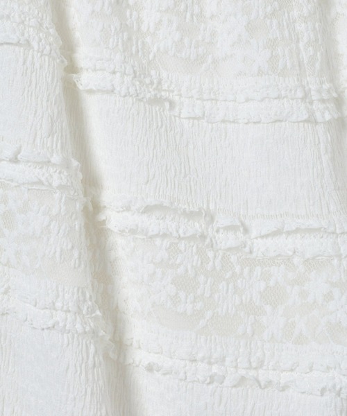 eL（エル）の「【eL】Jacquard Frill Pants/637553（その他パンツ・レディース・オフホワイト/ブラック・FREE）」の17枚目の写真