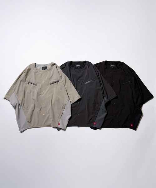 VIRGOwearworks（ヴァルゴウェアワークス）の「DYNAMIC DOLMAN SNAP SHIRT（シャツ/ブラウス・メンズ・ブラック/グレイッシュベージュ/チャコールグレー・2/3/4）」の8枚目の写真