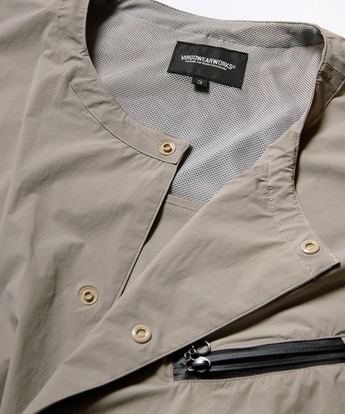 VIRGOwearworks（ヴァルゴウェアワークス）の「DYNAMIC DOLMAN SNAP SHIRT（シャツ/ブラウス・メンズ・ブラック/グレイッシュベージュ/チャコールグレー・2/3/4）」の16枚目の写真