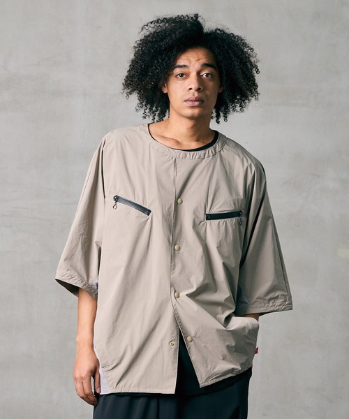 VIRGOwearworks（ヴァルゴウェアワークス）の「DYNAMIC DOLMAN SNAP SHIRT（シャツ/ブラウス・メンズ・ブラック/グレイッシュベージュ/チャコールグレー・2/3/4）」の12枚目の写真