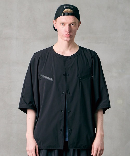 VIRGOwearworks（ヴァルゴウェアワークス）の「DYNAMIC DOLMAN SNAP SHIRT（シャツ/ブラウス・メンズ・ブラック/グレイッシュベージュ/チャコールグレー・2/3/4）」の9枚目の写真