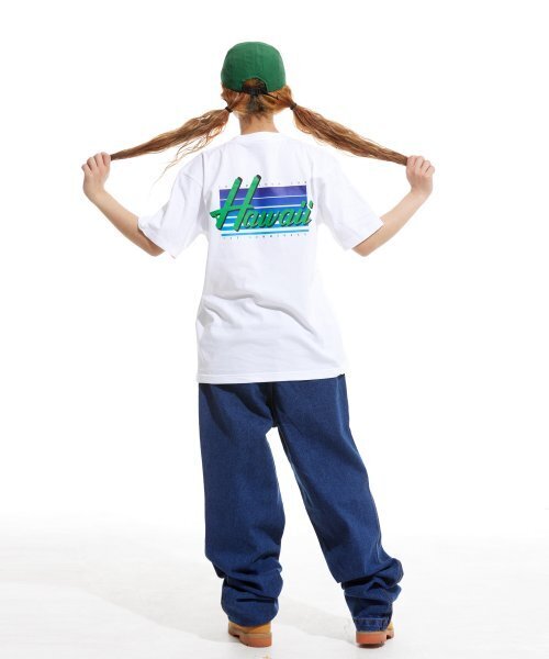 CREAM SODA LAB(クリームソーダラボ)の「ハワイバックプリント半袖Tシャツホワイト(Tシャツ/カットソー・メンズ・その他・XX-LARGE/LARGE/MEDIUM/X-LARGE)」の3枚目の写真