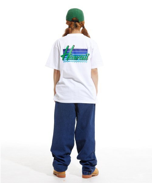 CREAM SODA LAB(クリームソーダラボ)の「ハワイバックプリント半袖Tシャツホワイト(Tシャツ/カットソー・メンズ・その他・XX-LARGE/LARGE/MEDIUM/X-LARGE)」の5枚目の写真