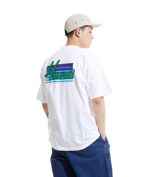 CREAM SODA LAB(クリームソーダラボ)の「ハワイバックプリント半袖Tシャツホワイト(Tシャツ/カットソー・メンズ・その他・XX-LARGE/LARGE/MEDIUM/X-LARGE)」の8枚目の写真