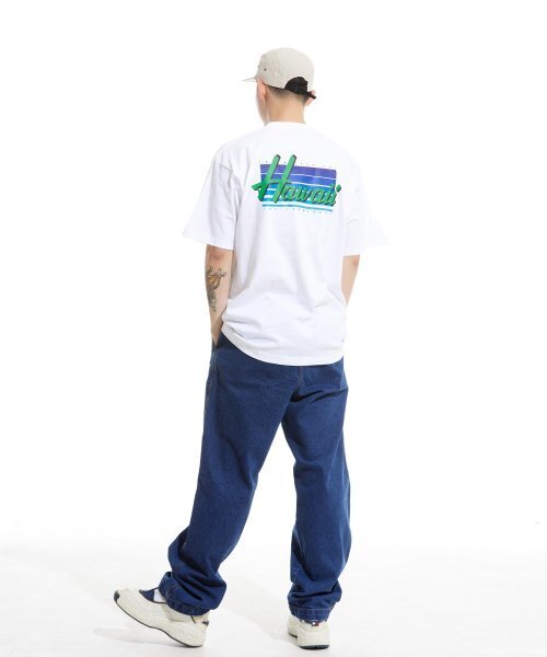 CREAM SODA LAB(クリームソーダラボ)の「ハワイバックプリント半袖Tシャツホワイト(Tシャツ/カットソー・メンズ・その他・XX-LARGE/LARGE/MEDIUM/X-LARGE)」の10枚目の写真