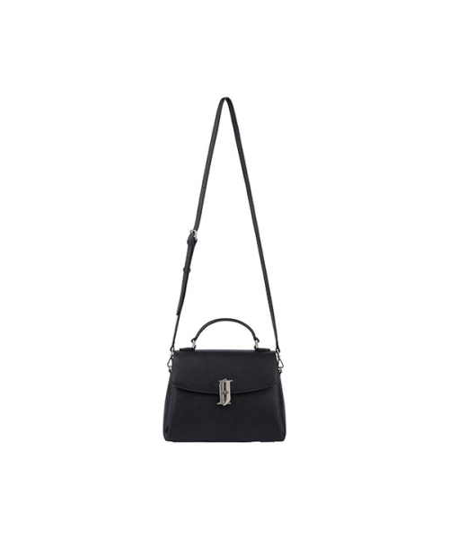 JESTINA（ジェイエスティナ）の「ジョエルファリン SMラウンドサッチェル BK (JHNCHD5BF834BK010)（トートバッグ・レディース・ブラック・FREE）」の5枚目の写真