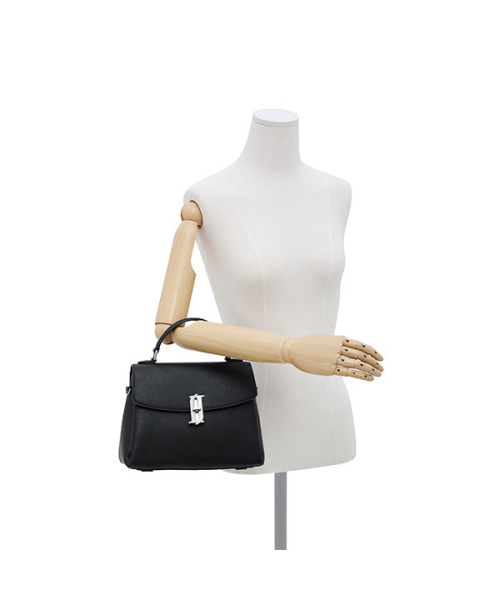 JESTINA（ジェイエスティナ）の「ジョエルファリン SMラウンドサッチェル BK (JHNCHD5BF834BK010)（トートバッグ・レディース・ブラック・FREE）」の6枚目の写真