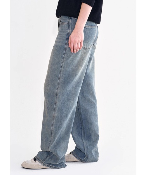 ストレート ウォッシュドデニムパンツ FD25K052【Fano Studios
