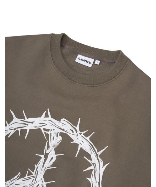 LORES(ロアス)の「Peace Crewneck - Taupe(スウェット・レディース・その他・MEDIUM/LARGE/X-LARGE)」の2枚目の写真