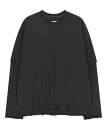 ENDOOR（エンドア）の「Layered vintage long sleeve (dark gray)（シャツ/ブラウス）」