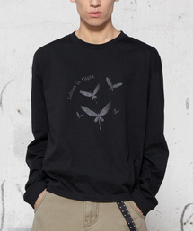 BEGIN202（ビギン202）の「トンボ ロングスリーブ [ブラック]（Tシャツ/カットソー）」